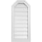 Ekena Millwork Octagonal Top Surface Mount PVC Gable Vent w/ 2"W x 1-1/2"P Brickmould Frame, 14"W x 30"H GVPOT14X3002SF - alternate 1